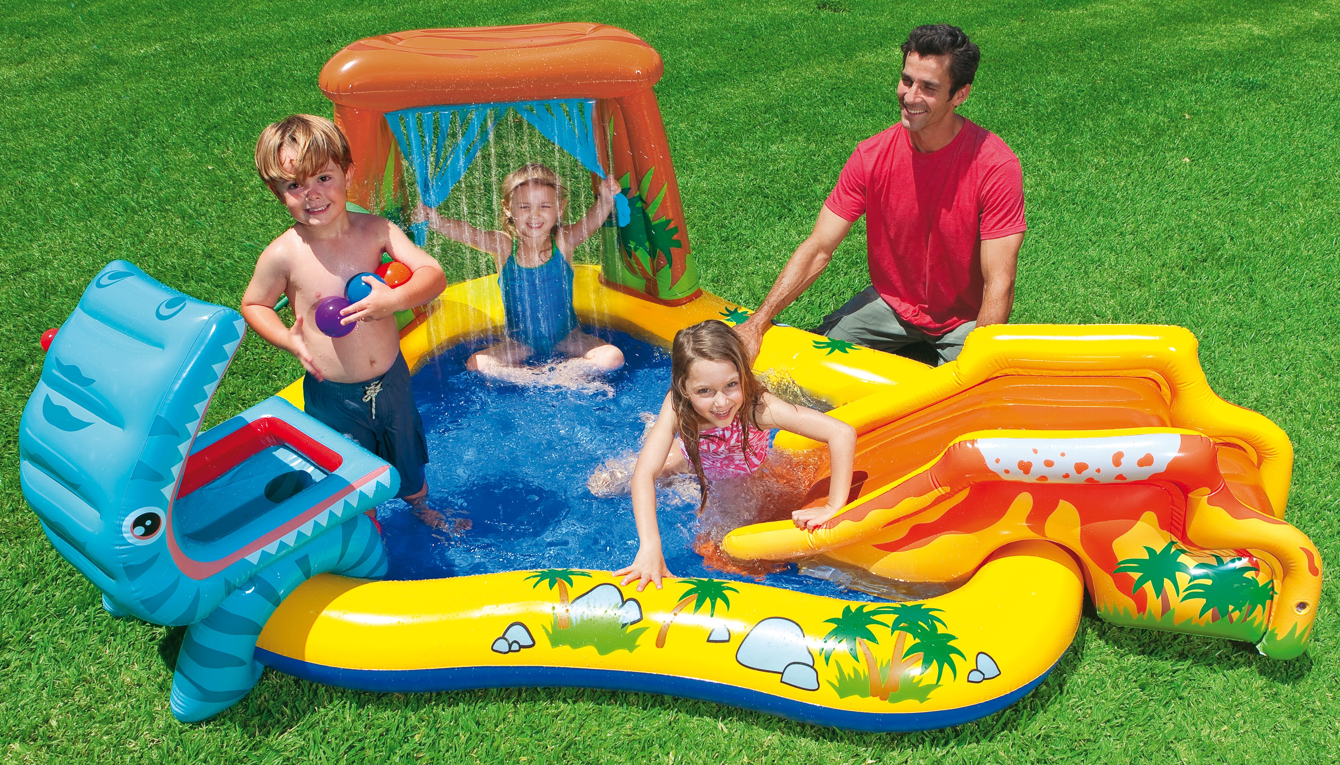 Intex PLAY CENTER DINOSAURO  cm. 249x191x109 h (lt. 310)