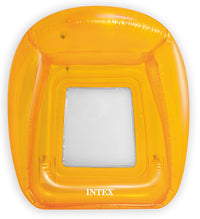 Intex POLTRONA GALLEGGIANTE GONFIABILE TRASPARENT LOUNGES  cm. 104x102