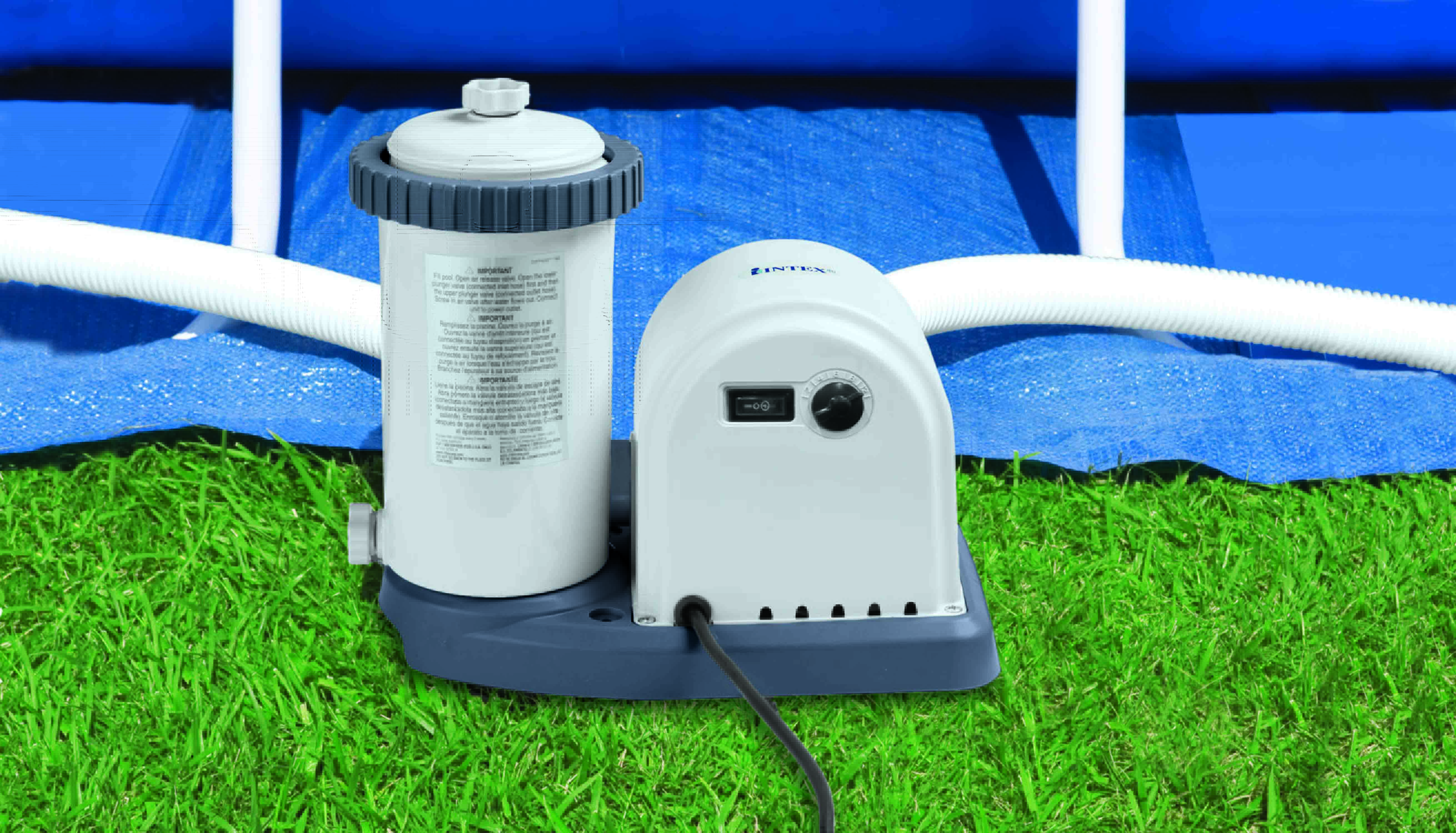 Intex POMPA A FILTRO PER PISCINA  portata 9.463 lt/h
