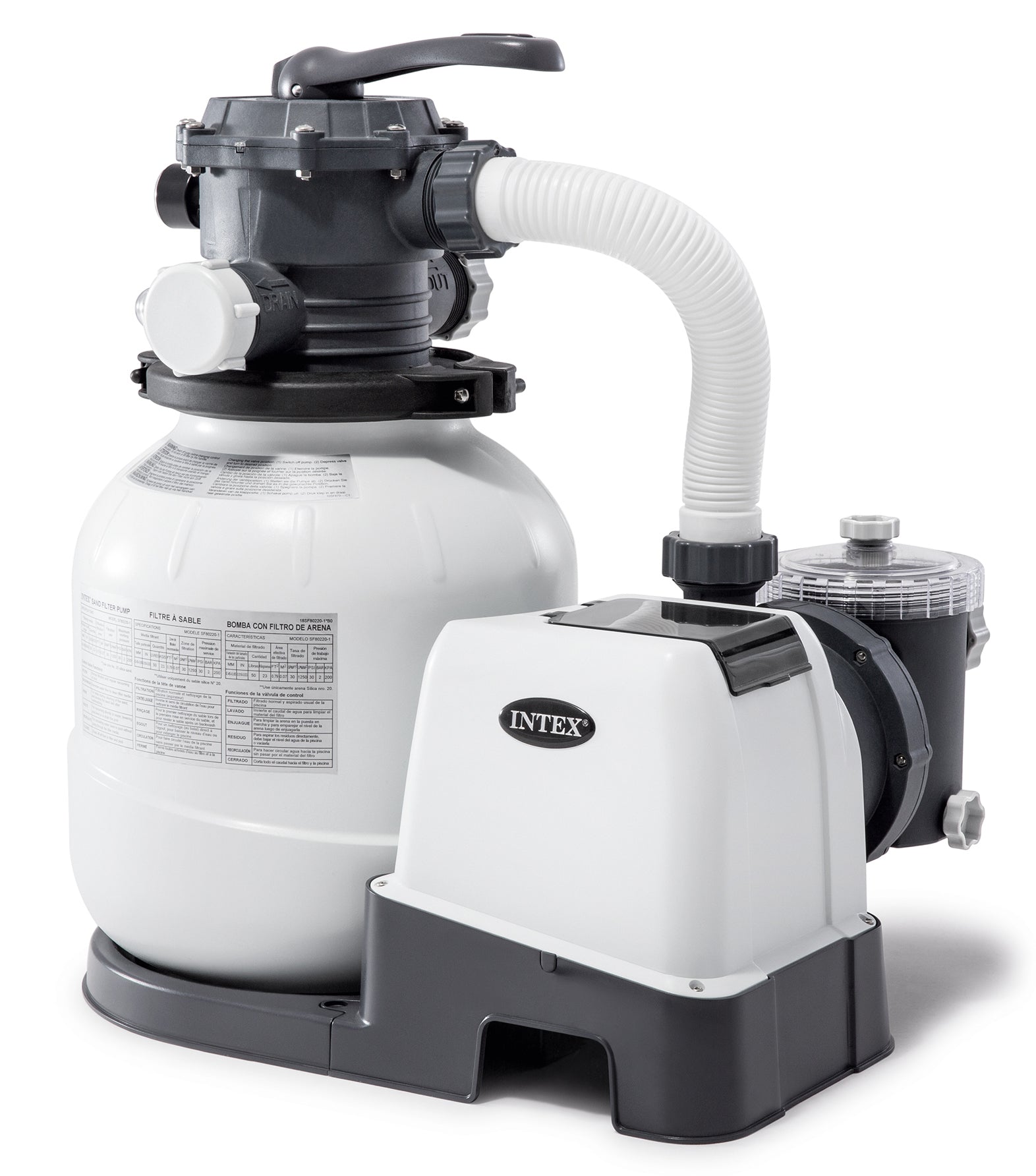 Intex POMPA A SABBIA PER PISCINA  portata 12.000 lt/h