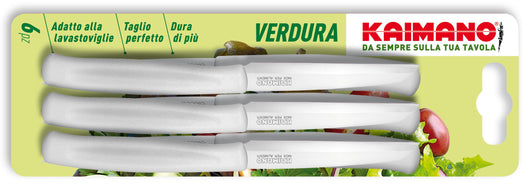 Kaimano SET COLTELLI PER VERDURA DINAMIK 6 PEZZI col. Bianco
