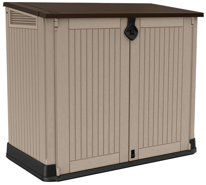 Keter BAULE PORTA ATTREZZI DA GIARDINO 'STORE IN OUT MIDI' cm. 132x71,5x113,5 h col. Beige