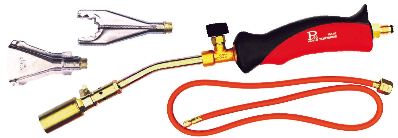 KIT PER SALDATURA A GAS 2 BRUCIATORI  cm. 41