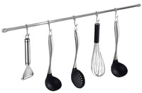 KIT TUBO SOTTOPENSILE PORTAMESTOLI CON ACCESSORI Ø mm. 16x1000 Cromo Lucido