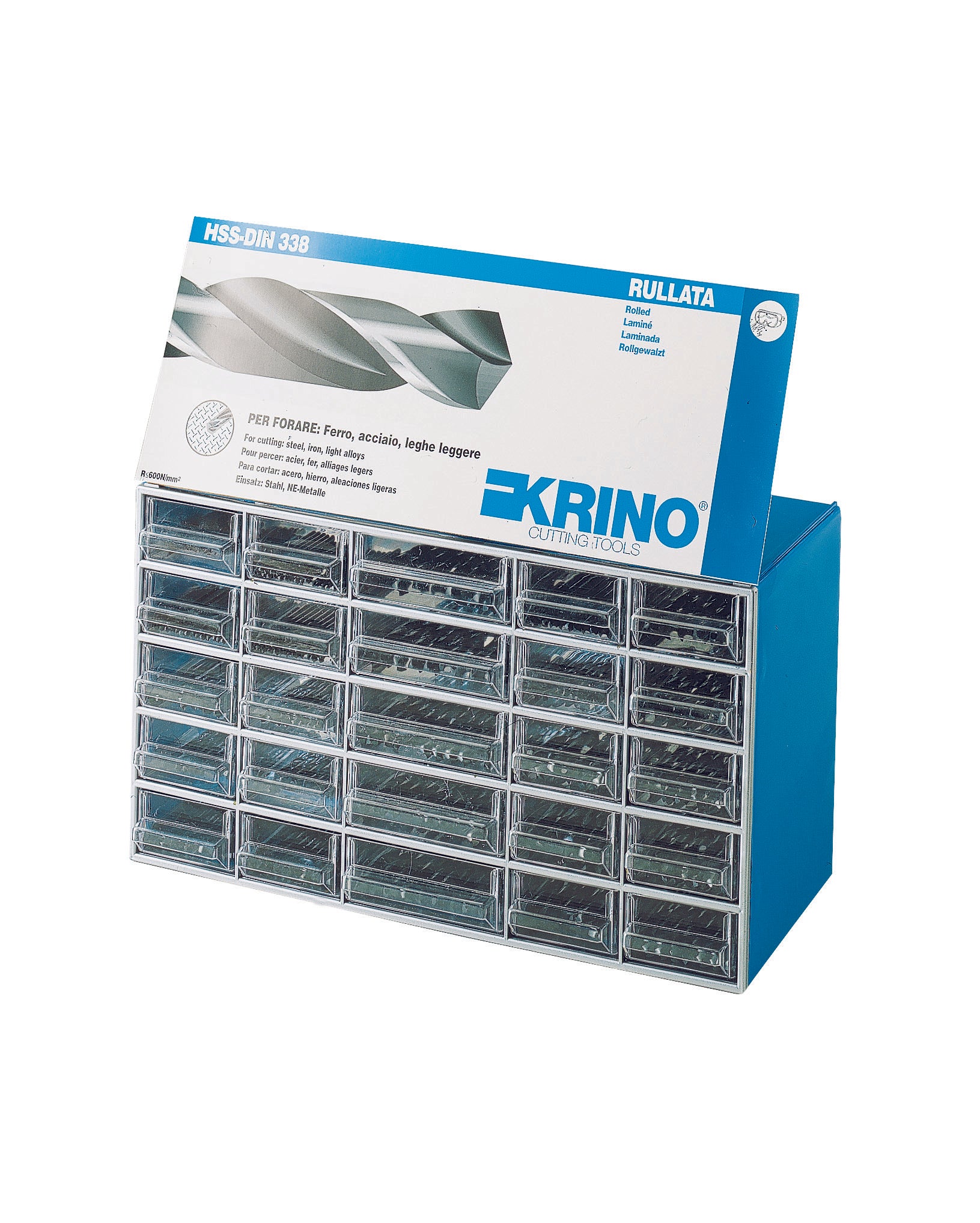 Krino PUNTE PER METALLO IN ESPOSITORE 610 PZ.  cm. 39x15x22 h