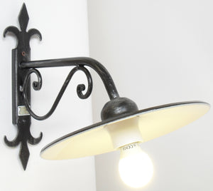 LAMPADA TULIPANO CON PIATTO Ø cm.27 1x100 Watt