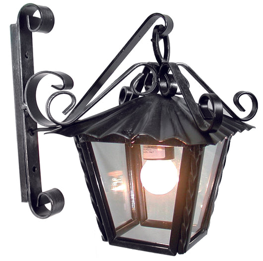 LANTERNA QUADRATA CON BRACCIO  1x60 Watt