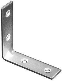 LASTRINA AD ANGOLO INOX 100 PZ.  mm.30x30