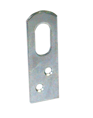 LASTRINA DIRITTA ACCIAIO ZINCATO 100 PZ.  con finestra mm. 80