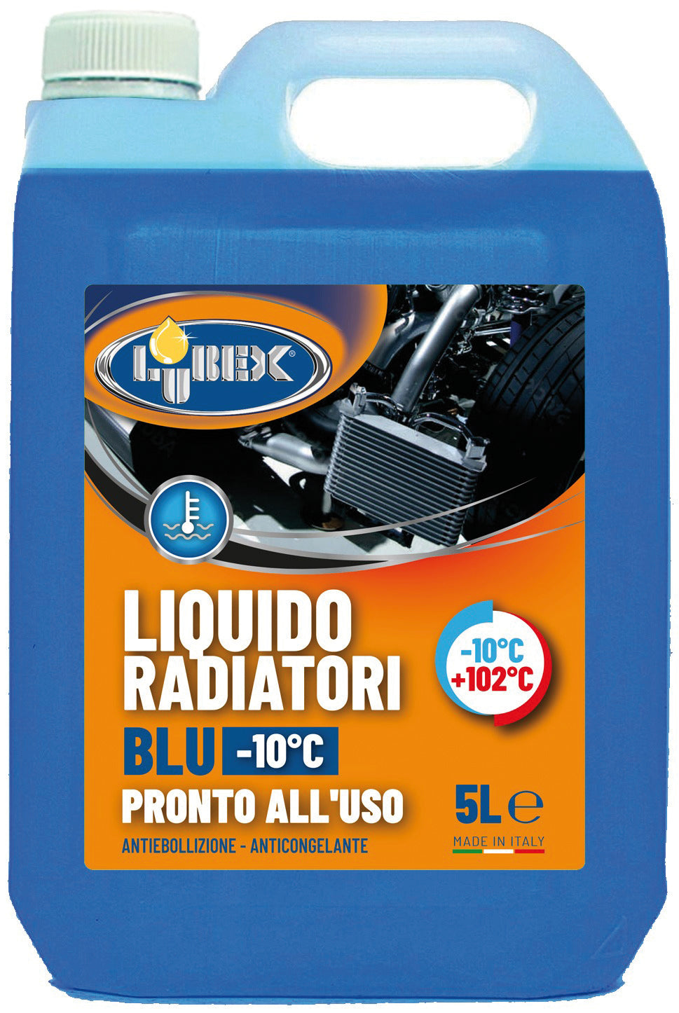 Lubex PROTETTIVO RADIATORE BLU lt. 5 (da -10  °C a +102  °C) 4.00 pz