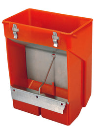 MANGIATOIA TRAMOGGIA PER CONIGLI A 2 SCOMPARTI SENZA COPERCHIO cm. 23x13x26 h