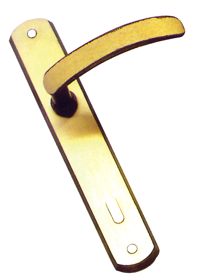 MANIGLIA INCA CON PLACCA QUADRO 8  foro Patent 4.00 pz