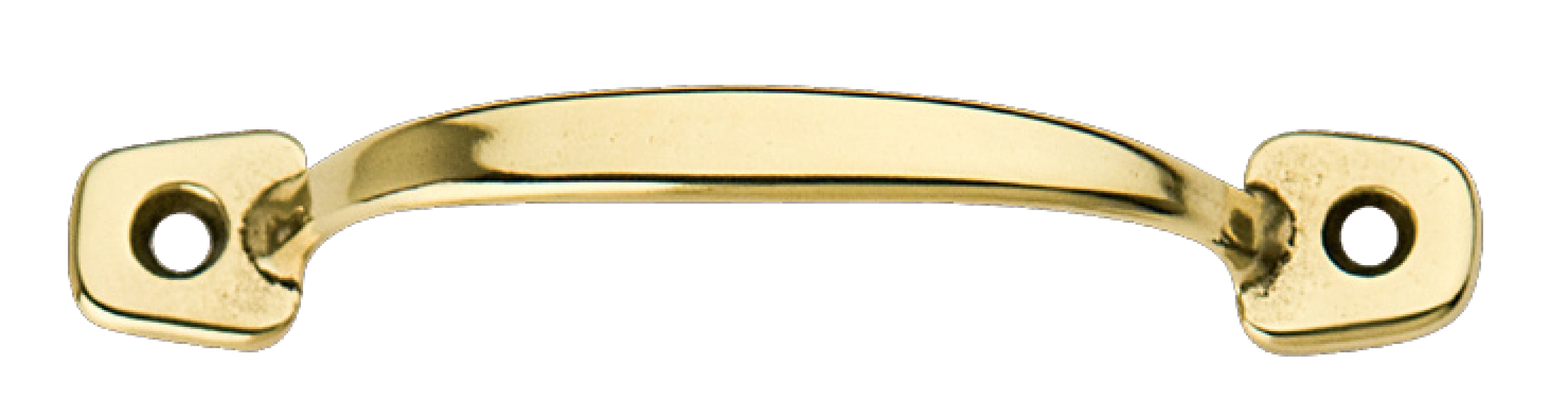 MANIGLIETTA PER MOBILI OTTONE LUCIDO  mm. 100 10.00 pz