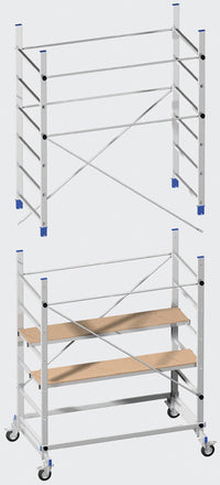 Marchetti PONTEGGIO IN ALLUMINIO ZEUS  mt. 1,55 (largh.) x 3,60 (h)