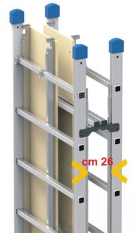 Marchetti PONTEGGIO IN ALLUMINIO RICHIUDIBILE DINAMICO   mt. 1,55 (largh.) x 1,88 (h)