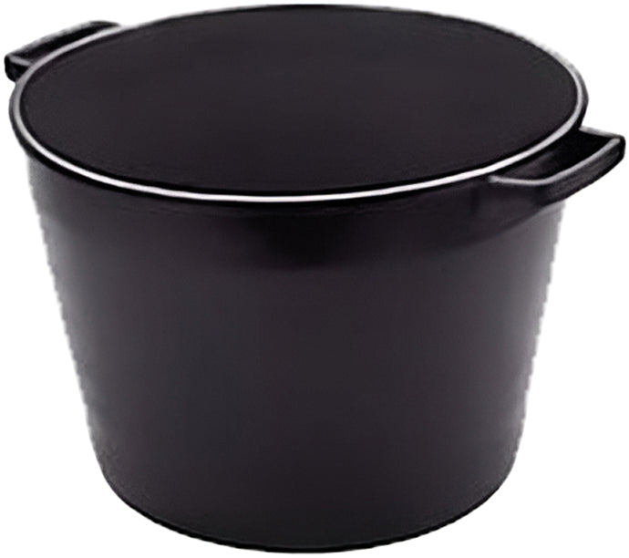 MASTELLOTTO PER EDILIZIA Lt. 45 Ø cm. 45x35,5 h - Nero