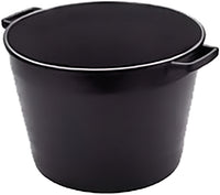 MASTELLOTTO PER EDILIZIA Lt. 45 Ø cm. 45x35,5 h - Nero