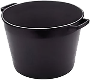 MASTELLOTTO PER EDILIZIA Lt. 45 Ø cm. 45x35,5 h - Nero