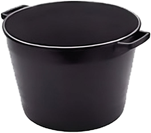 MASTELLOTTO PER EDILIZIA Lt. 45 Ø cm. 45x35,5 h - Nero