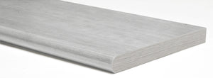 MENSOLA MURALE STONDATA Col. Rovere grigio cm.100x25x2,5