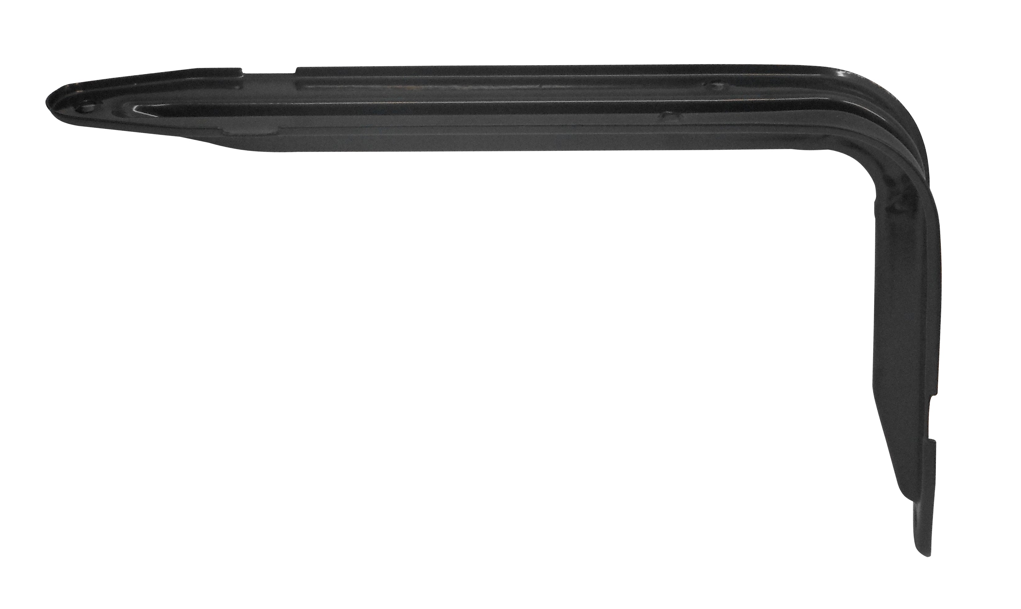 MENSOLA NERVATA PLUTONE Col. Nero cm. 28x18 10.00 pz