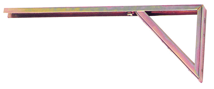 MENSOLA PER RIPOSTIGLI In acciaio verniciato nero cm. 30x18 12.00 pz