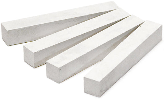 Metrica GESSETTI BIANCHI A SEZIONE QUADRA mm. 80x10x10 - 100 pz.