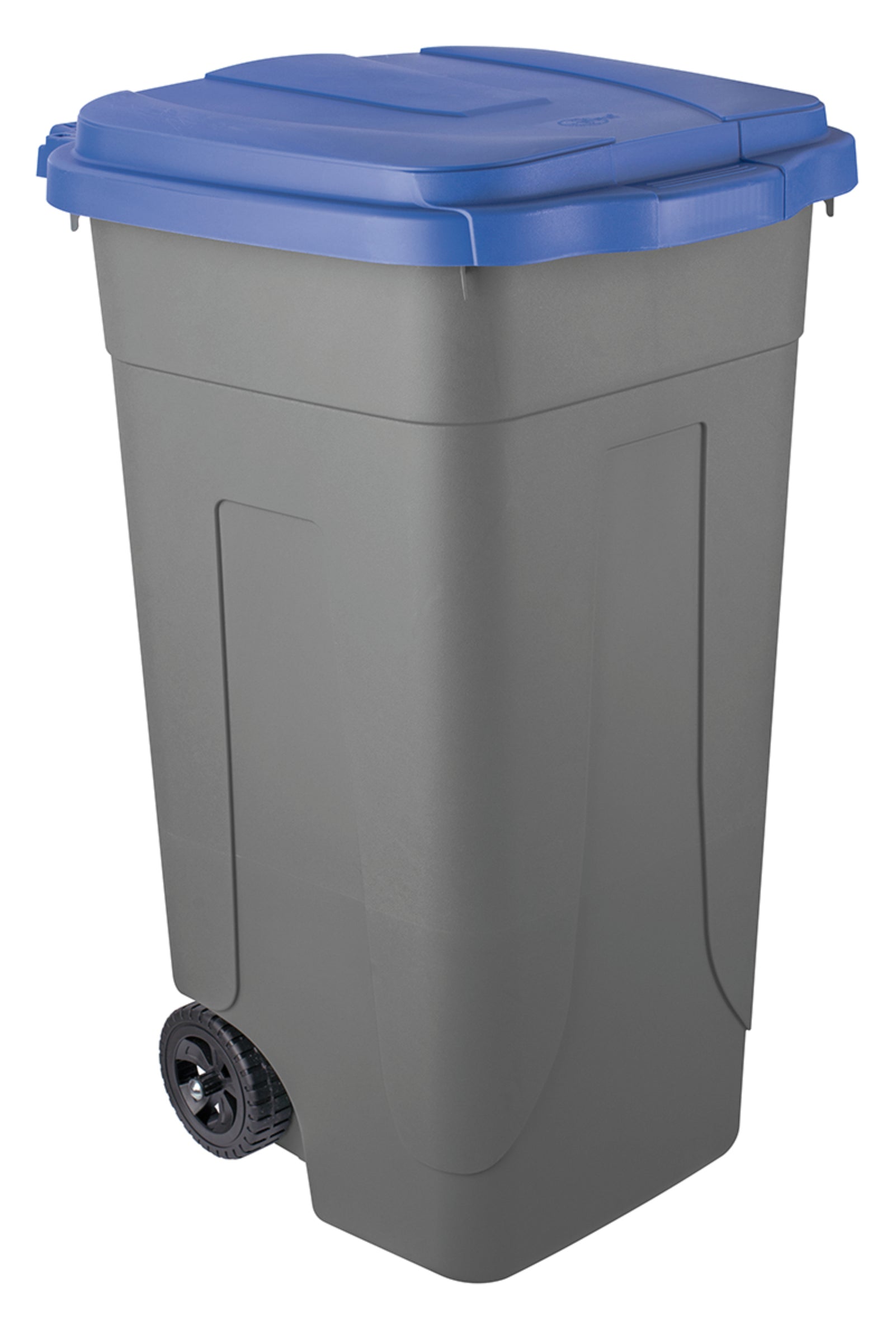 Mobil Plastic BIDONE PER DIFFERENZIATA  Lt. 80 - cm. 45x50x78 h col. Blu/Grigio