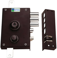 Mottura ELETTROSERRATURA TRIPLICE DA APPLICARE CON SCROCCO Art. 30.E30 E.mm. 63 Dx