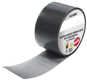 NASTRO ADESIVO RIPARA RETE ZANZARIERA cm. 5x200