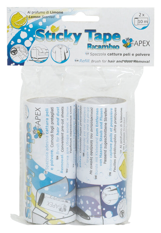 NASTRO DI RICAMBIO PER SPAZZOLA STICKY TAPE 2 PZ mt. 10