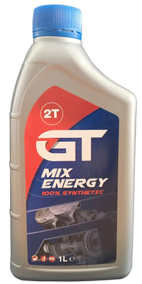 OLIO MISCELA 2 T 100% SINTETICO lt.1 (colore verde) 20.00 pz