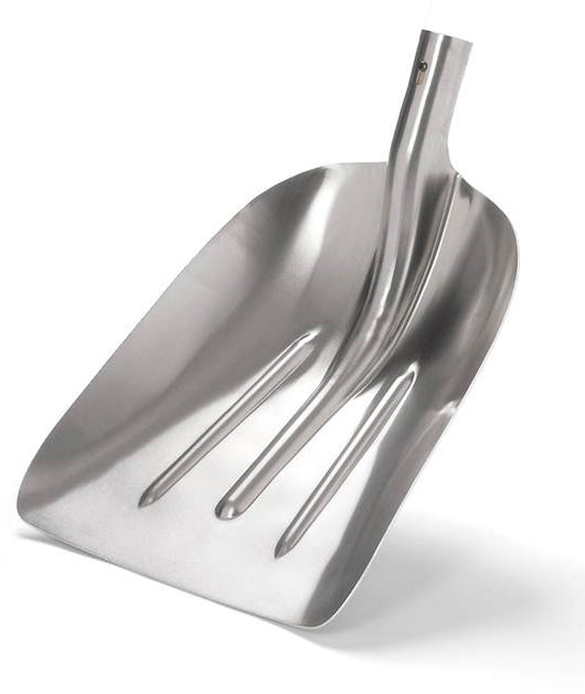 PALA PER NEVE E GRANO ALLUMINIO Cm. 40x33 con manico cm. 130