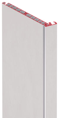 PANNELLO AGGIUNTIVO PER PORTA A SOFFIETTO MONICA  col. Bianco cm. 214 h