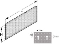 PANNELLO DI FONDO FORO CHIAVE cm. 100x40 h Col. Bianco RAL9001