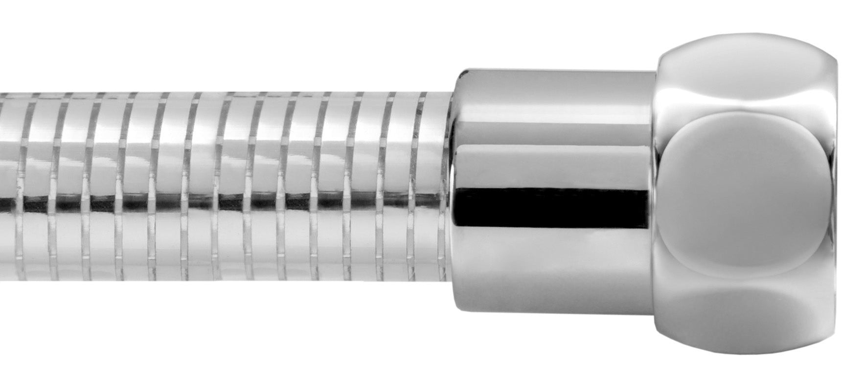 Parigi FLESSIBILE SILVER METALLIC 1/2 F x 1/2 F (ghiera-cono) cm. 200