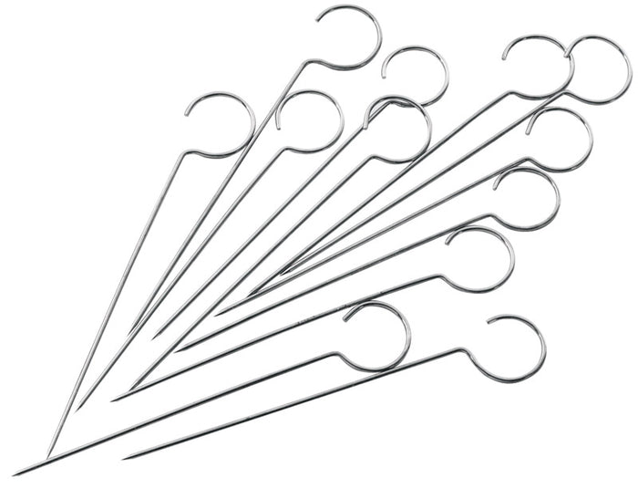 Pedrini SET SPIEDINI INOX 12 PEZZI  mm. 100