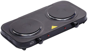 PIASTRA ELETTRICA 2 FUOCHI 2.000 W