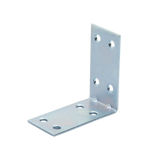 PIASTRINA DI GIUNZIONE ACCIAIO ZINCATO ANGOLARE 50 PZ.  mm. 40x40