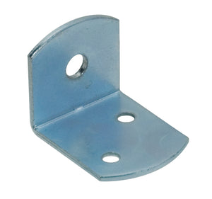 PIASTRINA DI GIUNZIONE ANGOLARE FERRO ZINCATO 100 PZ.  mm.30x30x36