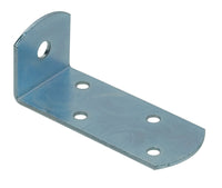 PIASTRINA DI GIUNZIONE ANGOLARE FERRO ZINCATO 50 PZ.  mm.30x30x70