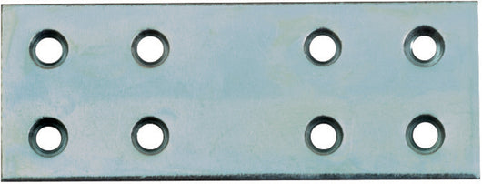 PIASTRINA DI GIUNZIONE DIRITTA FERRO ZINCATO 50 PZ. mm.60x30