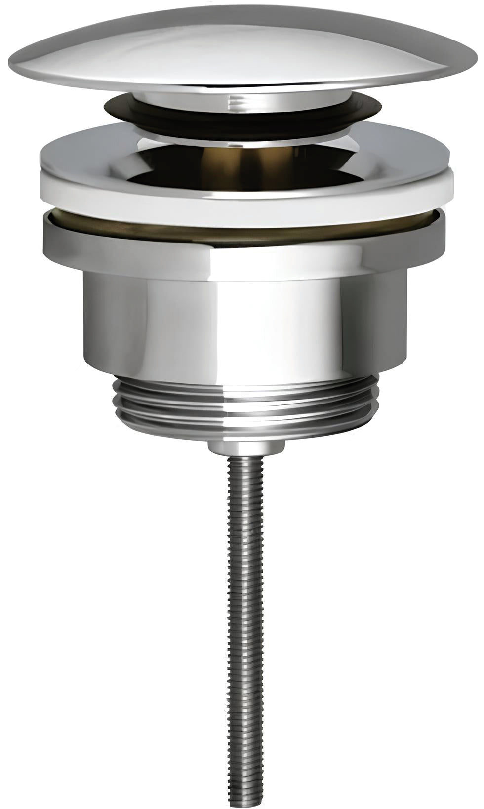 PILETTA A SCATTO CLICK CLACK PER CERAMICA E VETRO 1''1/4 ottone cromato