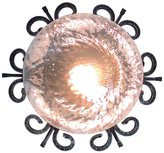 PLAFONIERA RUSTICA Ø cm.35 1x60 Watt