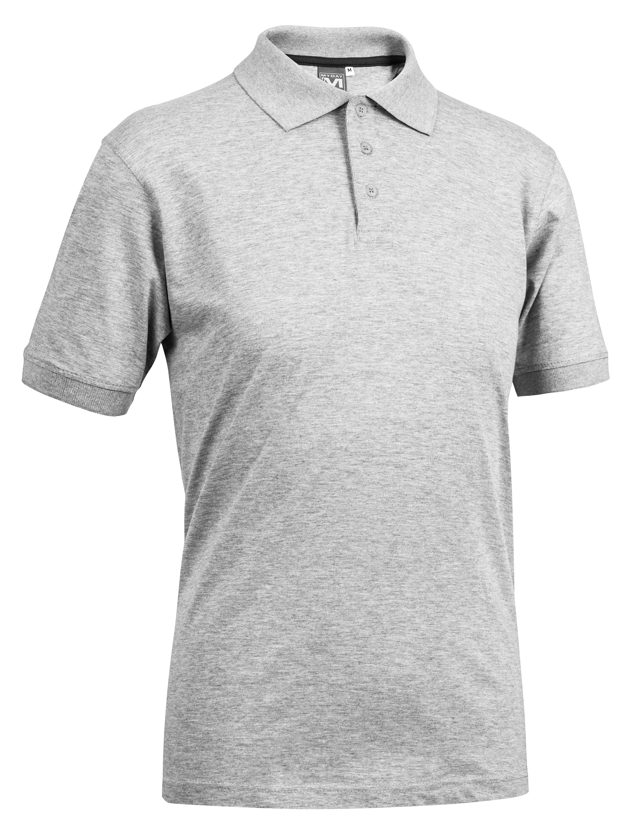 POLO FOX JERSEY Col. Grigio Melange Scuro  Mis. M