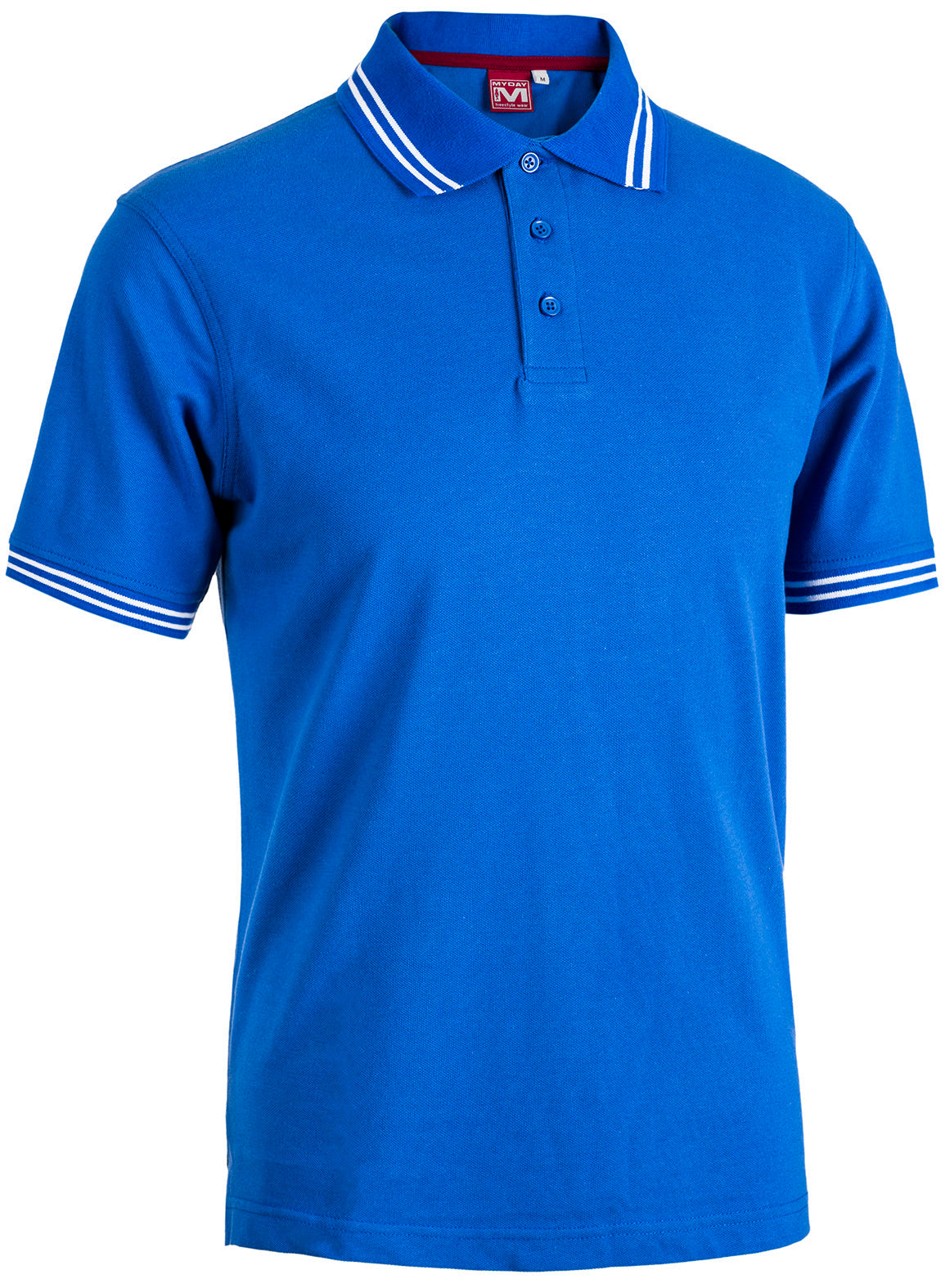 POLO SMITH Col. Blu Royal/Bianco  Mis. M