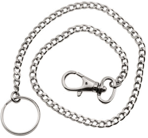 PORTACHIAVI CON CATENELLA IN ACCIAIO CROMATO cm. 47 20.00 pz