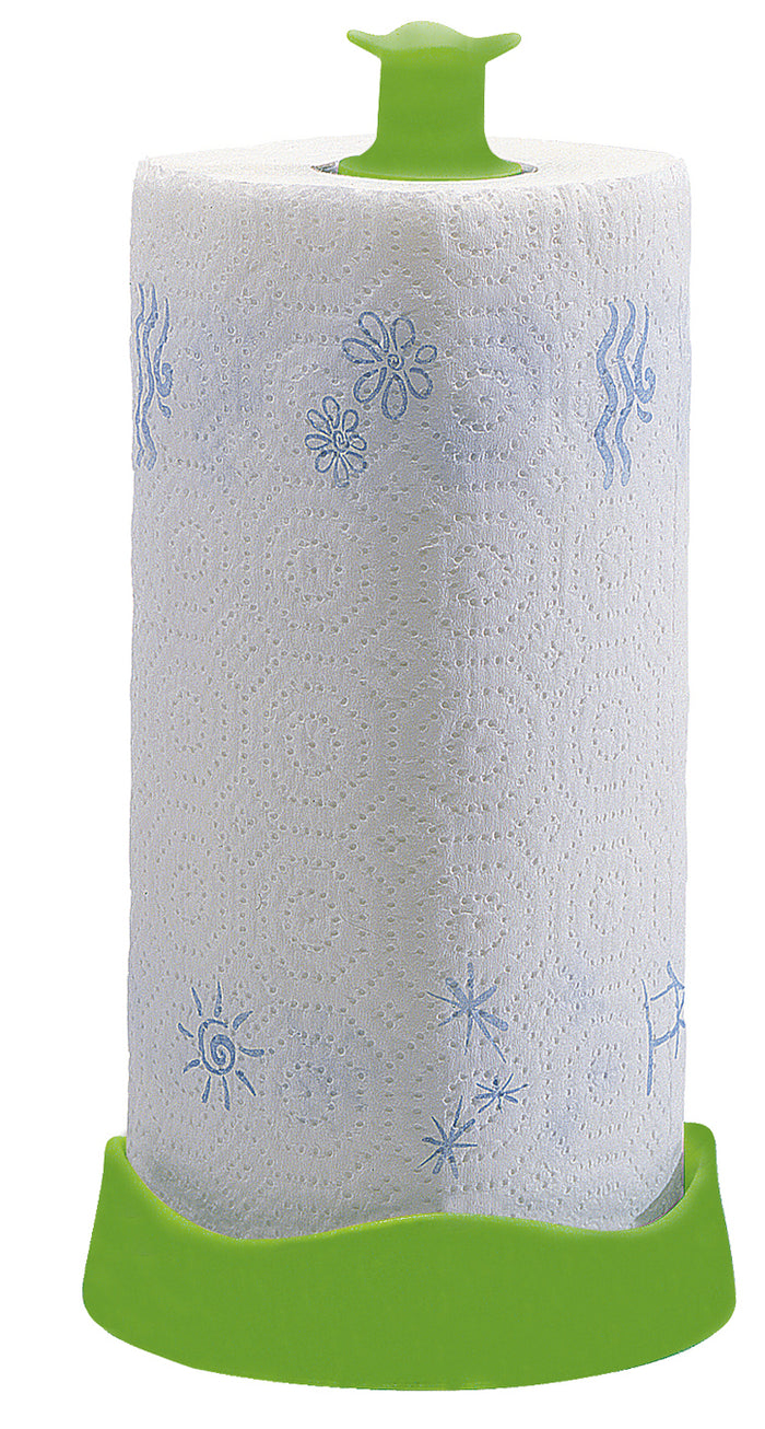 PORTAROTOLO ONDA CON BASE + ROTOLO Ø cm. 14x28 h