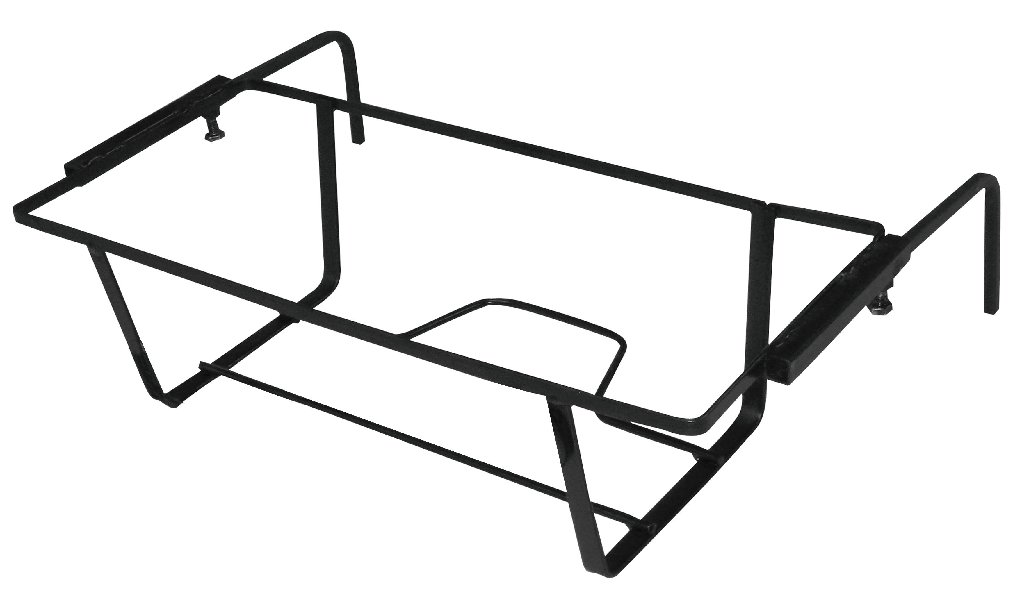 PORTAVASO DA BALCONE REGOLABILE NERO  cm. 60 5.00 pz