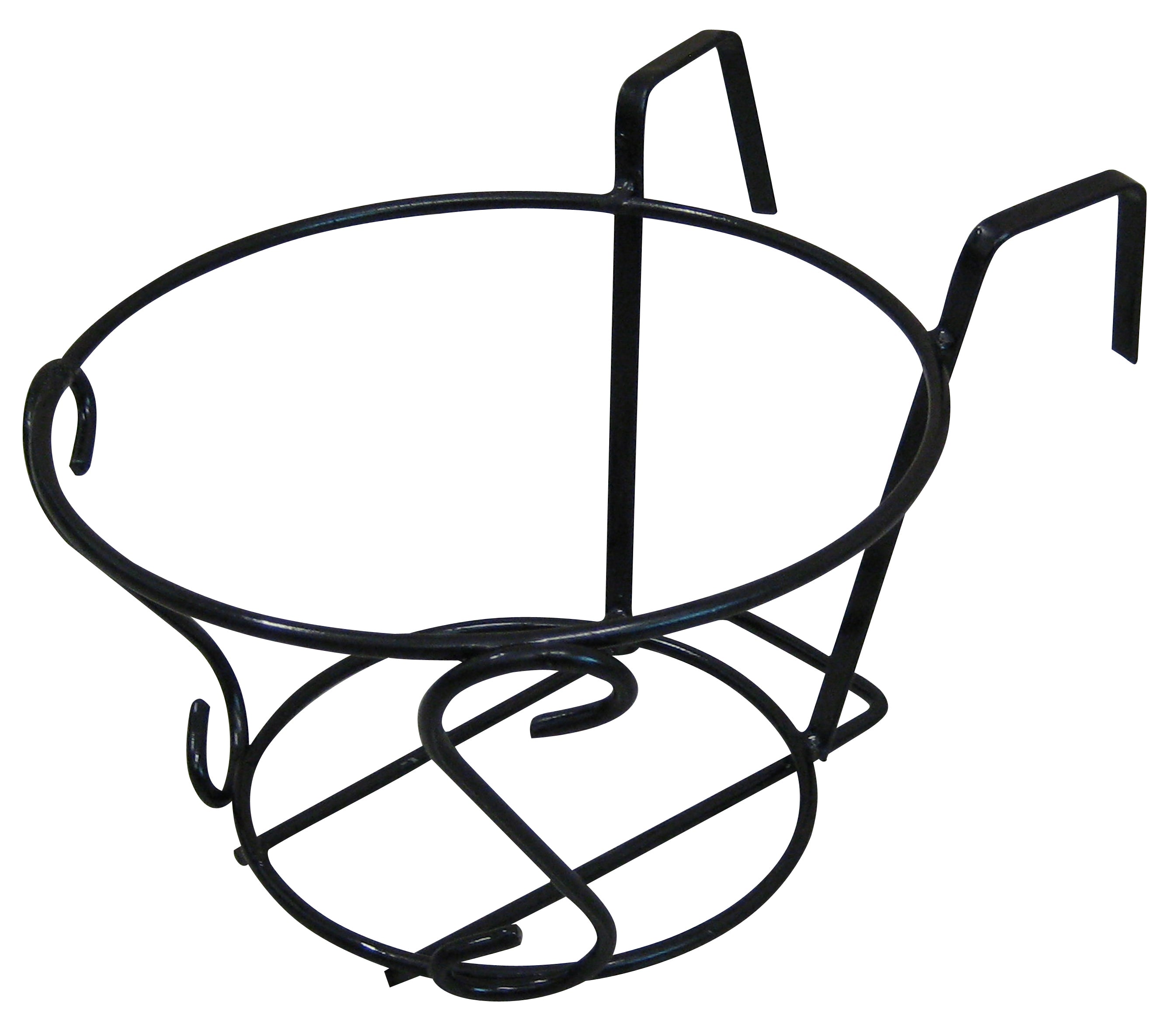 PORTAVASO DA BALCONE TONDO NERO  Ø cm. 22 10.00 pz